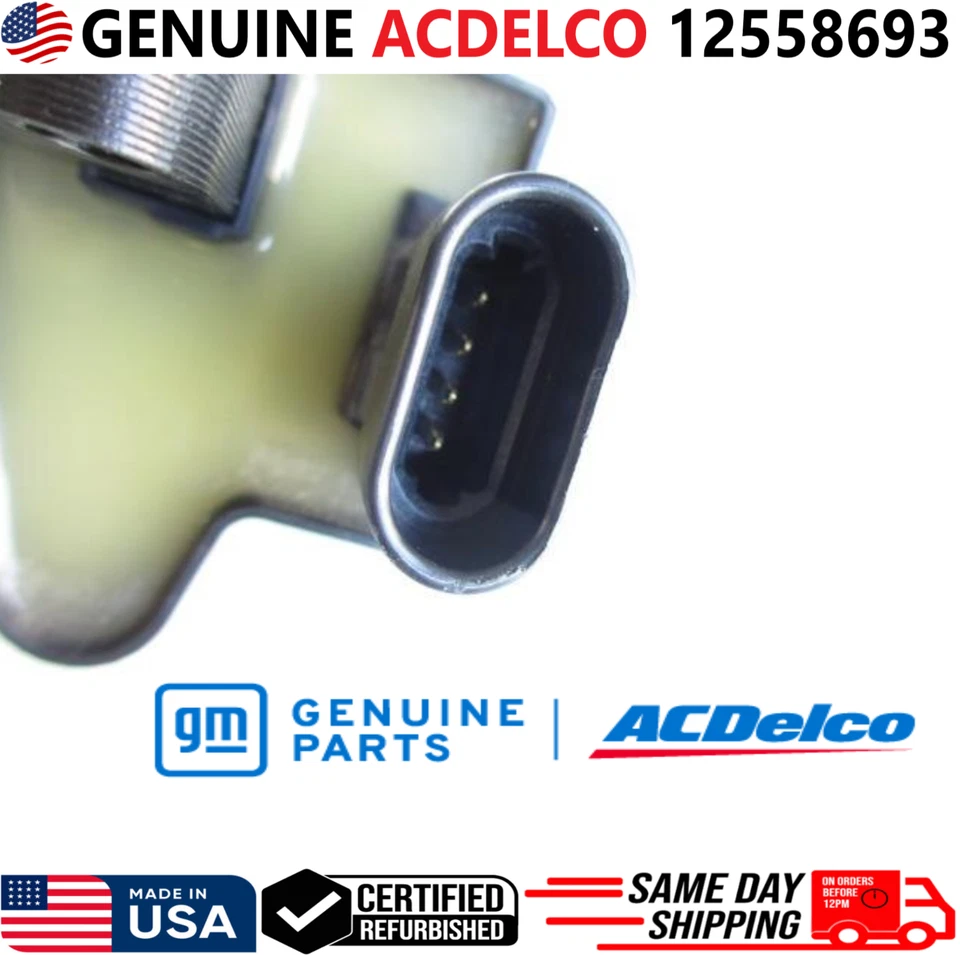 GENUINE ACDELCO x8 Ignition Coils For 1999-2009 Chevrolet GMC Cadillac, 12558693 - Image 3 of 4