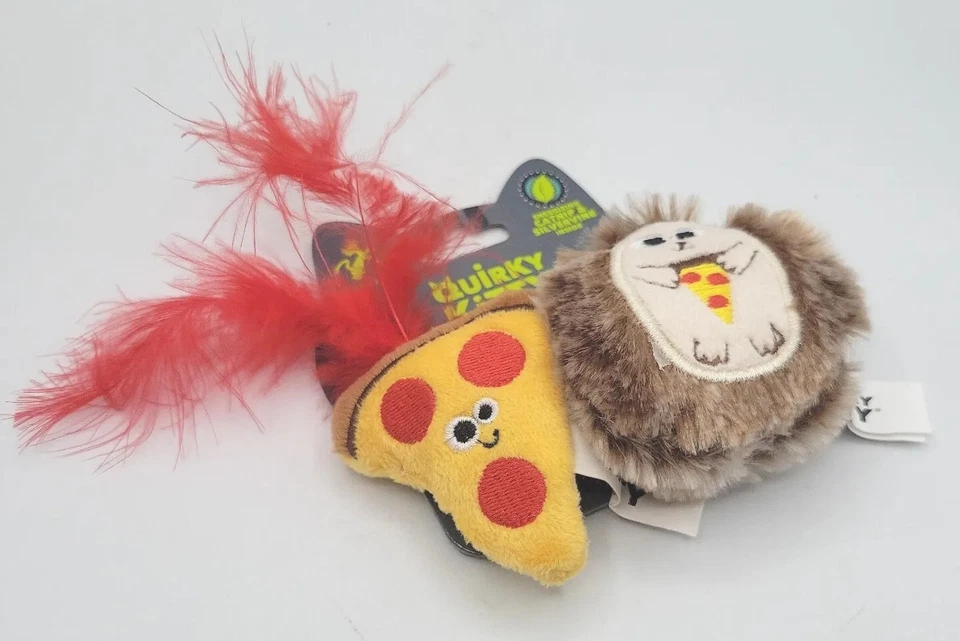 Quirky Kitty Hedgehog & Pizza Cat Toy filled with Catnip & Silvervine  NEW - Image 3 of 3
