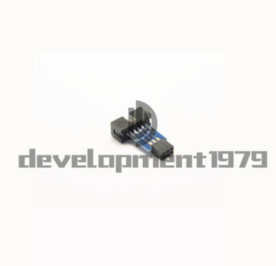 1PC 10Pin To 6Pin Adapter Board For AVRISP USBASP STK500 Interface Conver NEW