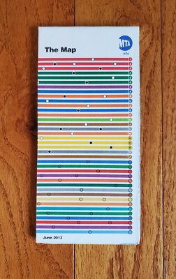 JUNE 2013 THE MAP - NYC SUBWAY BUS MAP MTA NYCTA RAILROAD BRIDGES ...