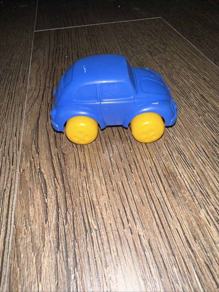 Vintage VW Volkswagon Beetle Bug Toy Car Blue Wheels Sweden | eBay