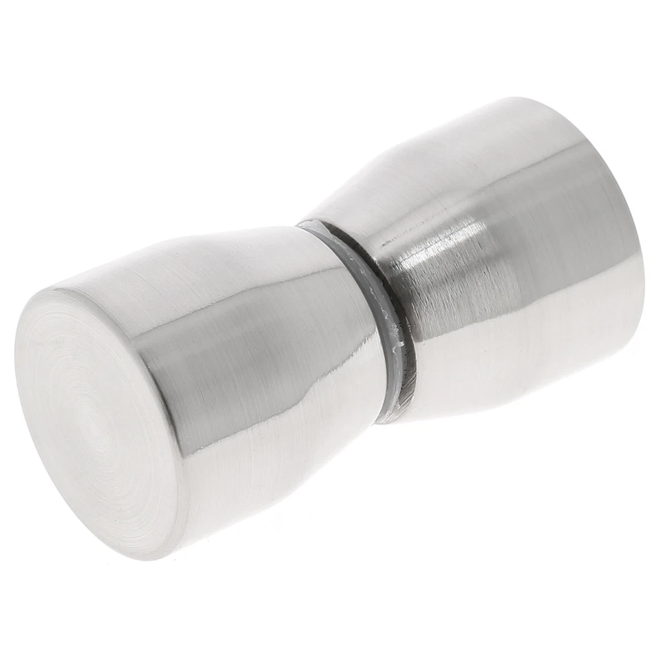 Brushed Satin Elegant Cone Shape Design Shower Cabinet Door Knob Handle - Image 2 of 4