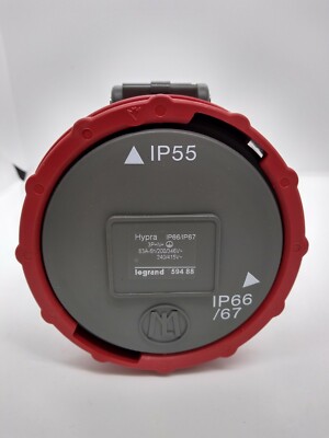 Legrand Hypra 59488 IEC Mobile Socket IP66/IP67 IP55 63A 3P+N+E FREE SHIPPING c