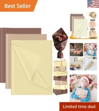 60 Sheets Brown Tissue Paper - Ideal for Gift Wrapping and Crafting Elegance