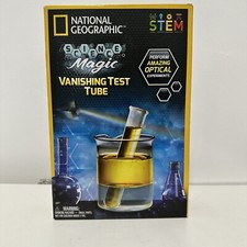 National Geographic Vanishing Test Tube Science Magic STEM Learning Open Box