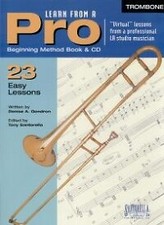 LEARN FROM A PRO Trombone Book  CD