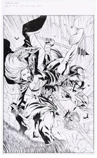 Brian Pulido's Medieval Lady Death 5 pg 8 INCREDIBLE LADY DEATH SPLASH PAGE WOW