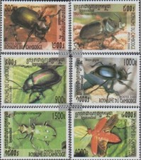 Cambodge 2033-2038 (complète edition) neuf avec gomme originale 2000 coléoptère