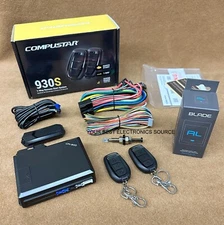 NEW Compustar CS930-S + BLADE-AL 1-Way Remote Start System, Two 3-Button Remotes