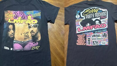 Vintage 2012 LMFAO PARTY ROCKING TOUR 2012 REPRINT T-shirt, size S-5XL