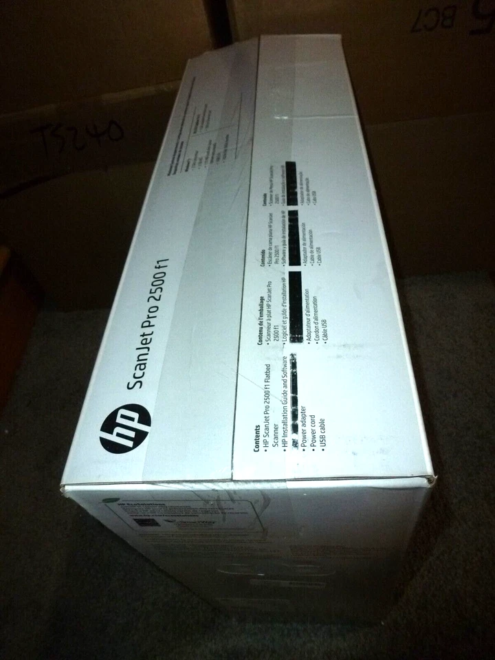 HP ScanJet Pro 2500 F1 (L2747A) Flatbed Scanner - White, NEW, SEALED - Image 3 of 3