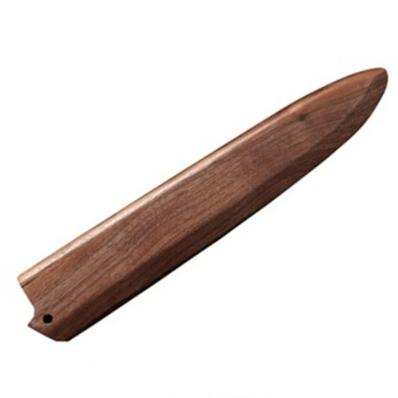 Japanese Chef Knife Sheath Wood Saya Shasimi Yanagiba Case Knife Holder Guard Ba