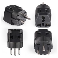 OREI USA to Israel, Gaza, Palestine  More Type H Travel Adapter Plug - 2 in 1