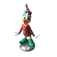 Disney Store Daisy Duck Christmas Figure Cake Topper Figurine 2020 NEW PVC