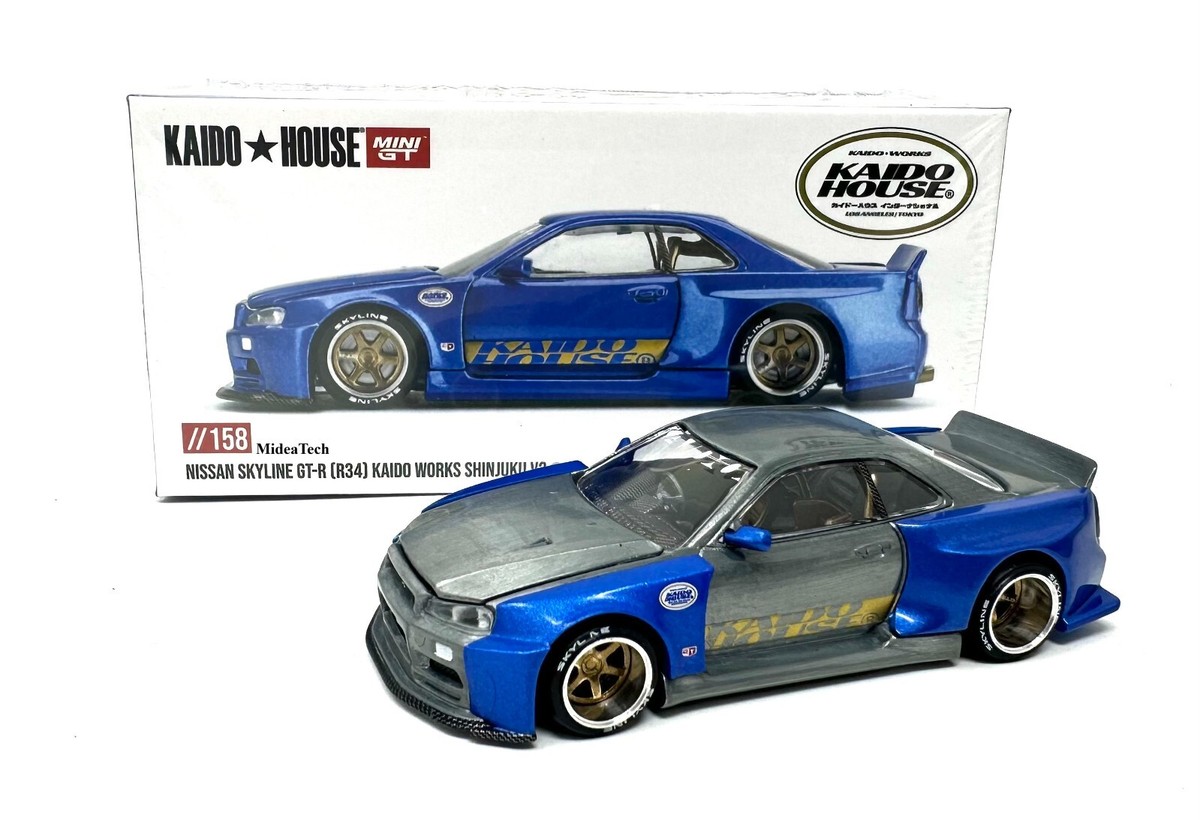 Chase! Kaido House 1:64 Nissan Skyline GT-R (R34) Kaido