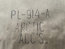  44 Vintage MARX PLAYSET Paper Bag only ARCTIC ACC'S PL-914-A new old stock NOS