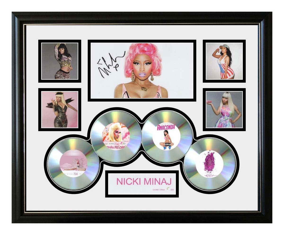 NICKI MINAJ SIGNED LIMITED EDITION FRAMED MEMORABILIA | eBay Australia