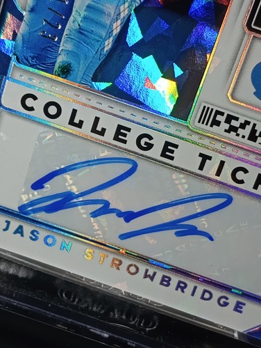 Jason Strowbridge 2020 Contenders Rookie Cracked Ice Ticket Auto RC #/23 SSP - Picture 2 of 5