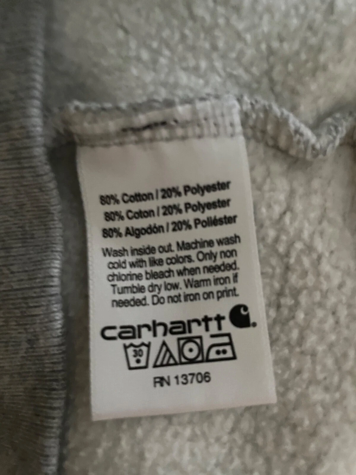 VETEMENTS Felpa con cappuccio Carhartt bambino COSÌ COM'È M 10 12