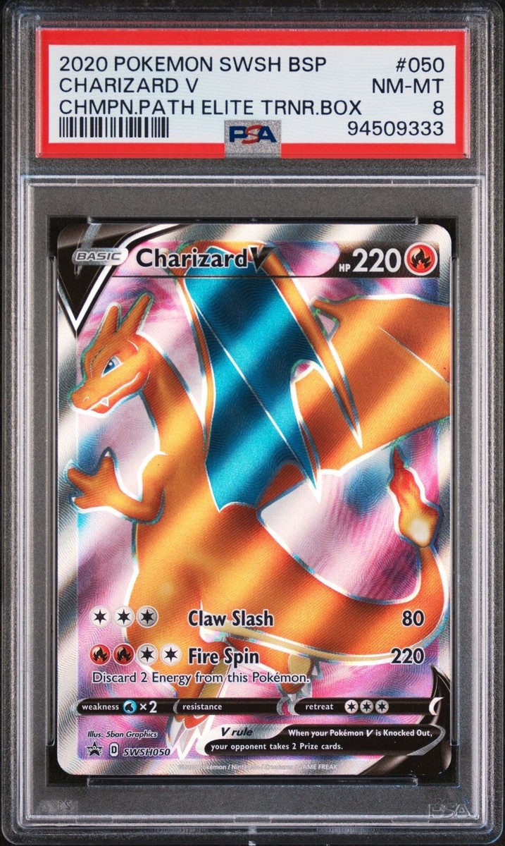 2020 Pokemon Champions Path Charizard V Black Star Promo