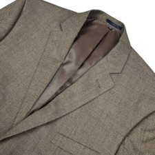 Jos. A. Bank Men  s 1905 100 Wool Tailored Fit Blazer Jacket Brown   46R