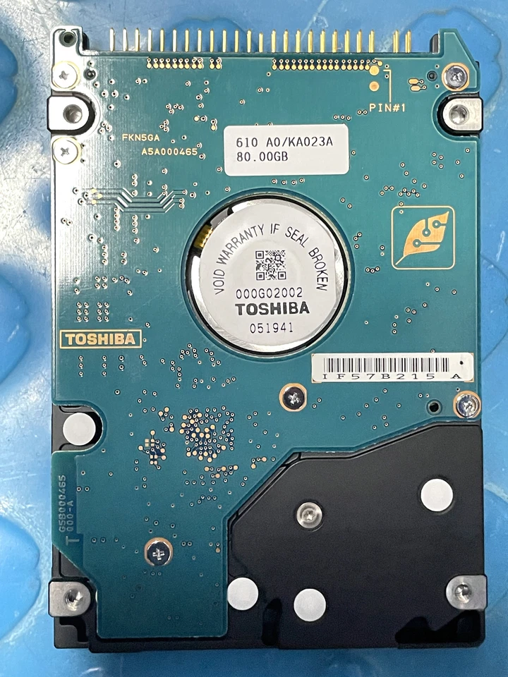 TOSHIBA MK8025GAS 80 GB 2.5" 4200 RPM 8 MB PATA Hard Disk Drive HDD - Image 2 of 2