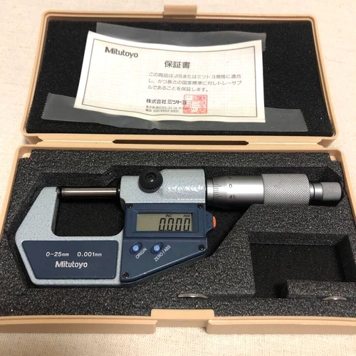 Mitsutoyo Digimatic Micrometer 395-511-30 BMS-25DM 0-25mm 0.001mm USED Japan F/S