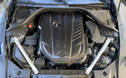 Real Carbon Fiber Engine Cover OE Type For Toyota Supra A90 A91 GR B58 Engine - Bild 7 von 10