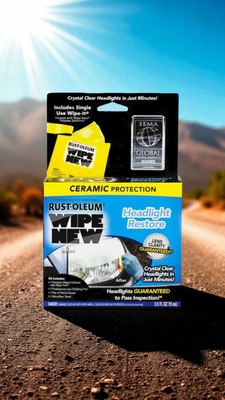 Rust-Oleum Wipe New Headlight Restorer Kit Mfg HDLCAL