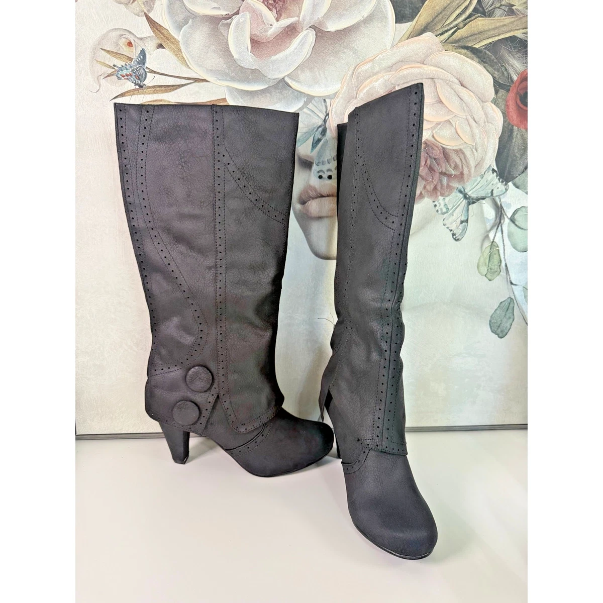 Naughty Monkey Gray Boots for Women for sale | eBay display picture 1