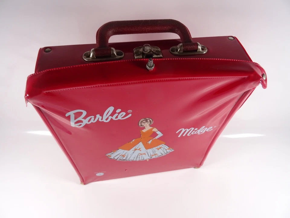 Vintage Barbie-Zubehör Puppenkoffer Midge Mattel Frankreich 60er-Jahre (19624) - Bild 3 von 4