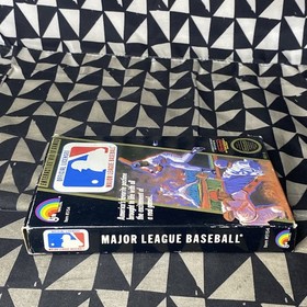 NES NINTENDO MLB MAJOR LEAGUE BASEBALL GAME COMPLETE IN BOX CIB