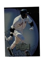 1996 Fleer Metal Universe Mo Vaughn #9 Titanium Red Sox