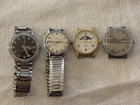 Vintage Timex Watch Lot - Mercury Runs ,Moon Phase + 60’S Silver,70’s Day Date