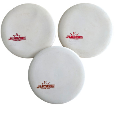 Lot of 3 USED DYNAMIC DISCS CLASSIC MEDIUM* JUDGE 175g, MINI-STAMP, CORNER STAMP