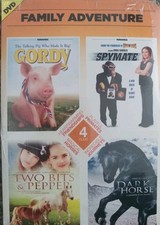 4 Movie ;Family Adventure new Dvd free shipping.
