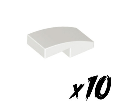 10x LEGO 11477   2x1 Spitze   Slope   weiß   white