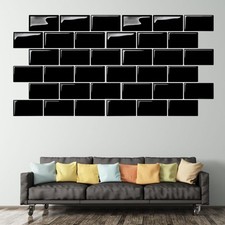 Brick Wall Removable Wallpaper Decals Living Room Peel and Stick