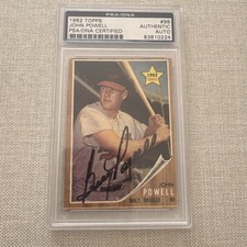 1962 Topps John Powell #99 Rookie Signed  Autograph PSA/DNA