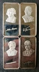 Lot of Four Hamilton Mint 1oz Silver President Bars