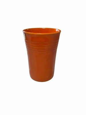 Fiestaware Radioactive Red  Spicy  Glazed Ceramic Juice Tumbler