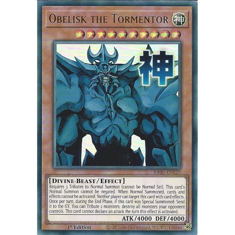 遊戯王OCG デュエルモンスターズ OBELISK THE TORMENTOR Z024 Obelisk The Tormentor Rare Yu-Gi-Oh! TCG Individual Collectible