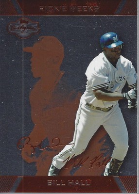 2007 Topps Co-Signers Silver Bronze #77B Bill Hall w Rickie Weeks /175 - BB