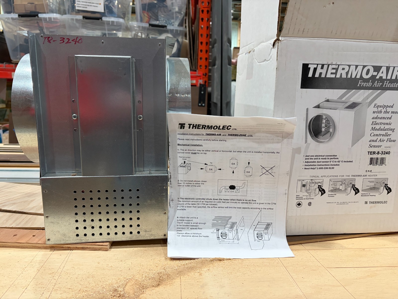 ThermoAir Fresh Air Heater