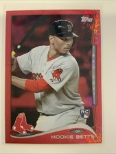 Mookie Betts 2014 Topps Update US26 Batting Red Hot Foil Target RC Rookie 