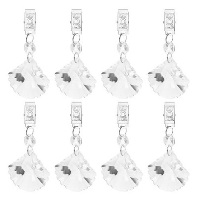 8Pcs Tablecloth Weights Big Scallop Shape Curtain Weight 100 x 48.5mm