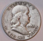 1951-S Franklin Half Dollar - Very Fine - #0546EB