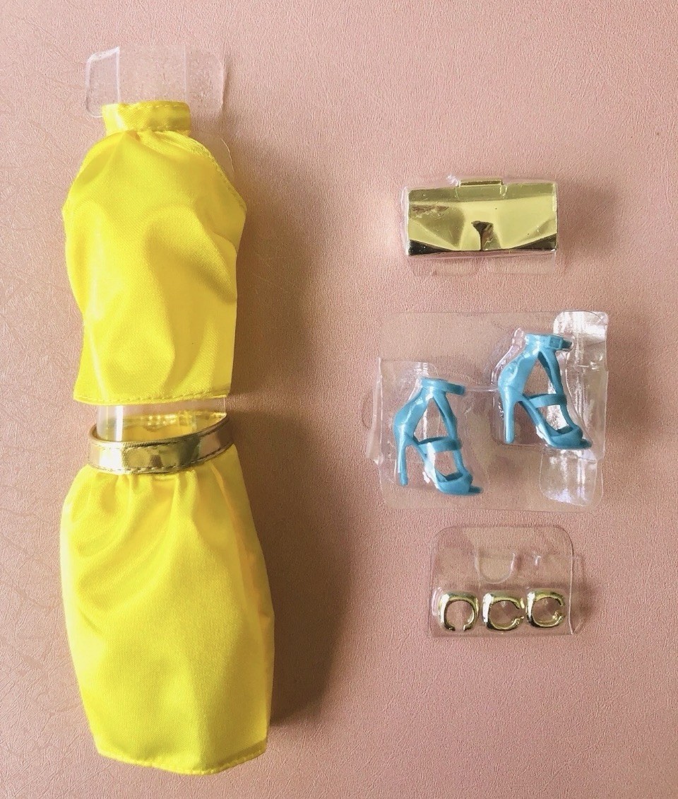 Barbie Signature Barbie Looks Doll #19 Yellow 2 Piece Outfit Only - NO DOLL