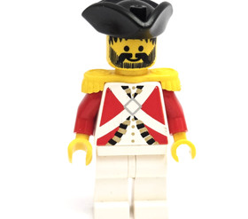 Vintage Lego Pirates Imperial Guard Admiral & Officer Minifigure Lot pi001 pi065