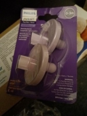 Phillips Avent Soothie 0-3 Months Orthodontic Baby Pacifiers
